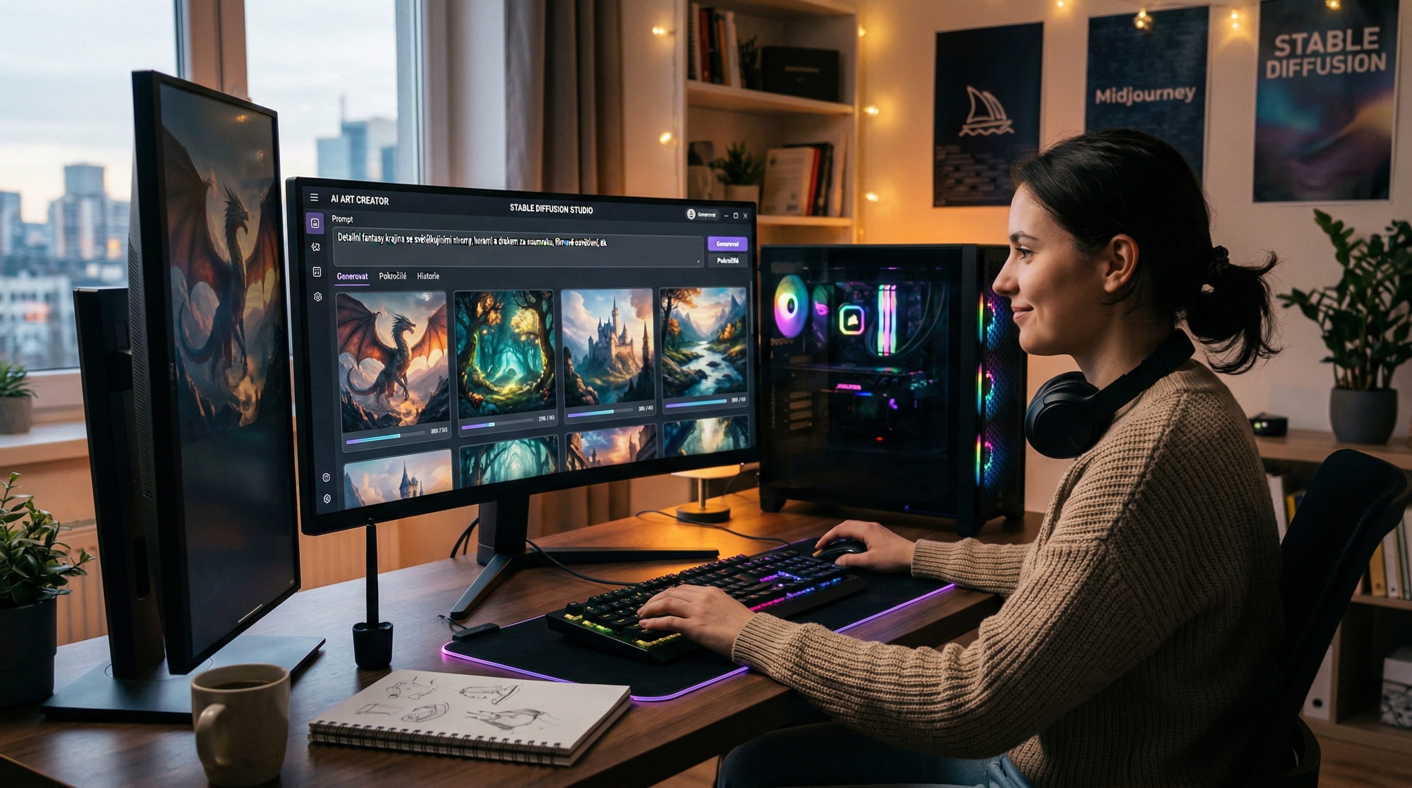 Chat GPT generování obrázků: Co umí a kdy se vyplatí sáhnout po jiném bezplatném nástroji