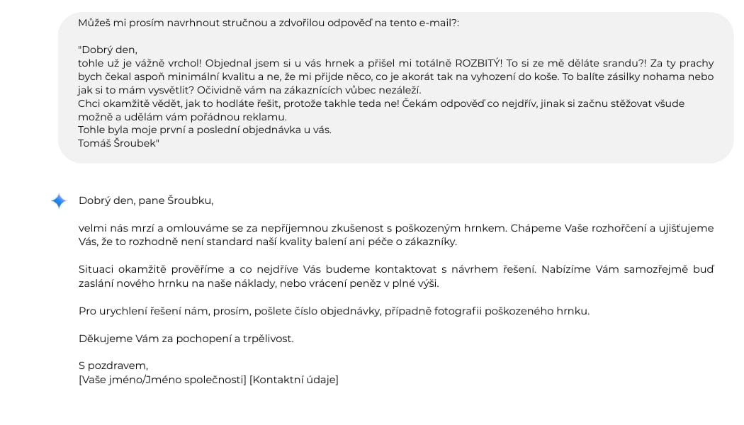 AI chat aplikace