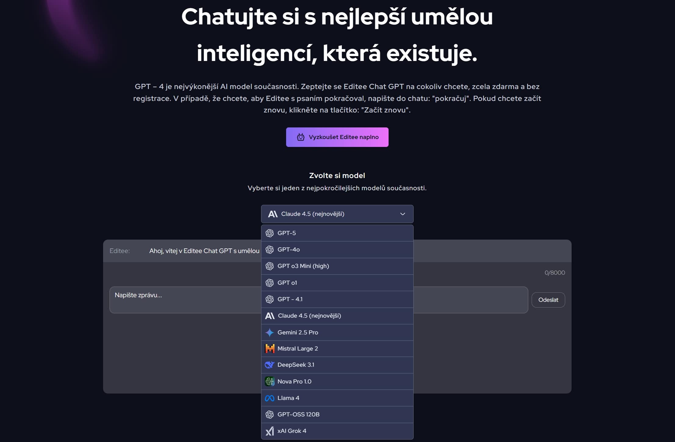 Claude Sonnet 4.5 zdarma