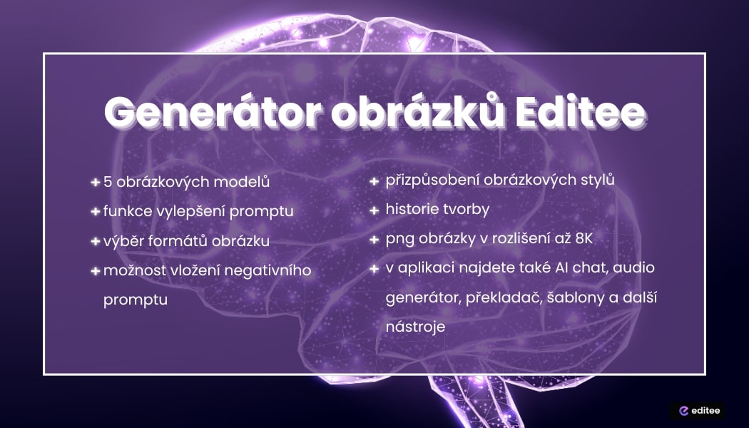 AI generátor obrázků Editee