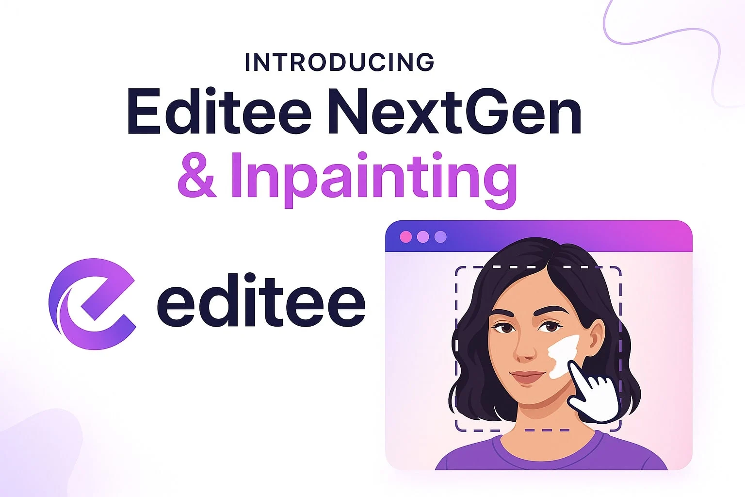Nový futuristický obrázkový model Editee NextGen a zbrusu nová funkce Inpainting