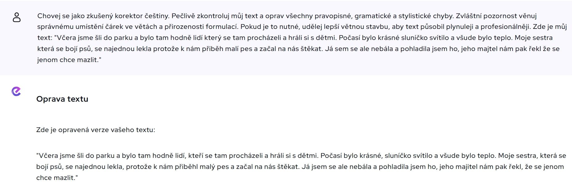 AI oprava textu 1
