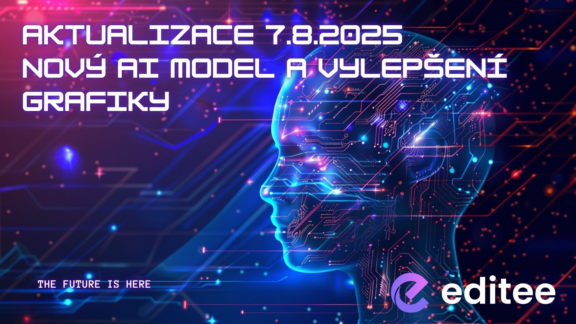 Aktualizace 7.8.2025 - Nové AI modely a vylepšení grafiky
