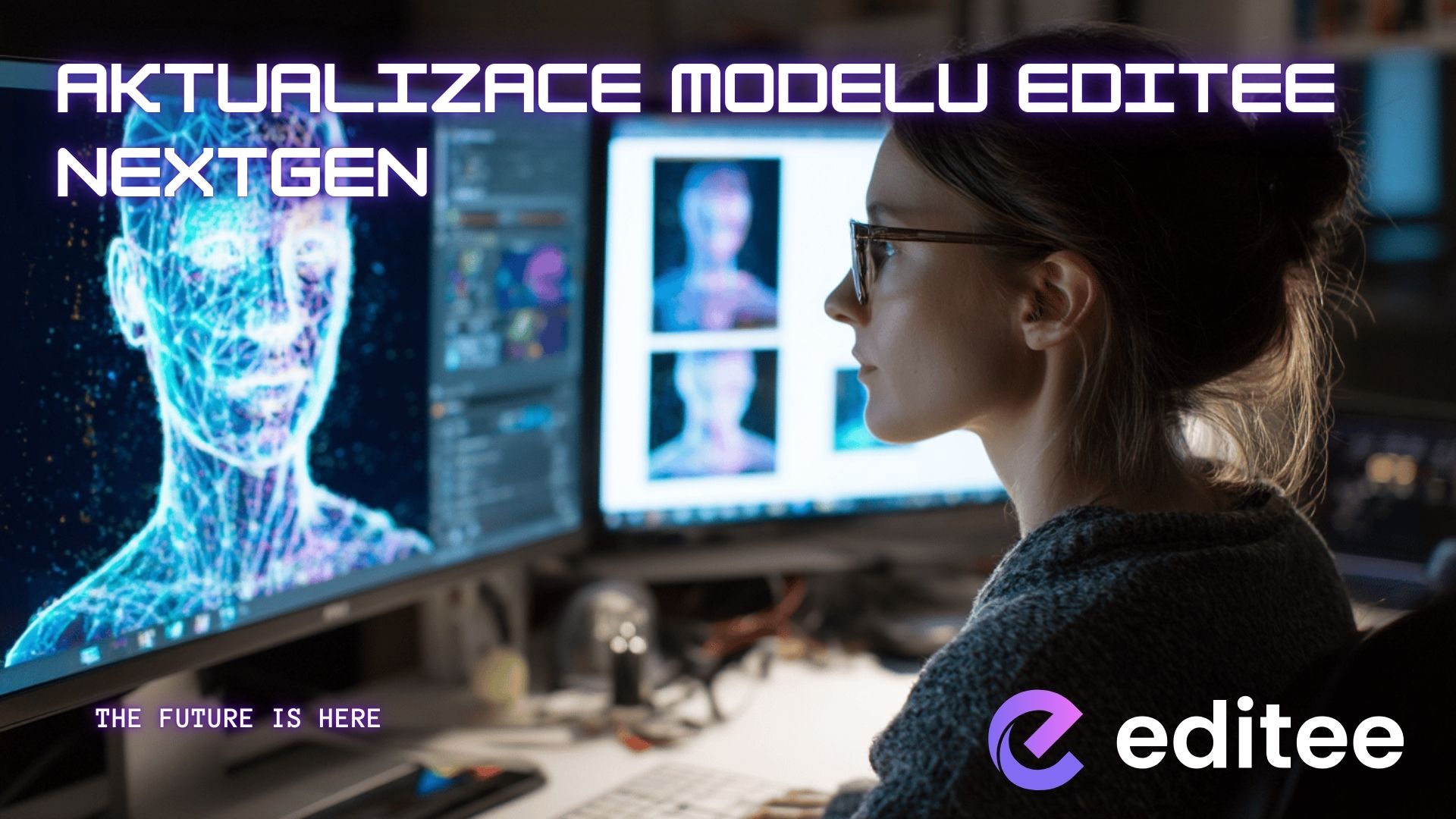 Aktualizace AI obrázkového modelu Editee NextGen a UI v obrázcích