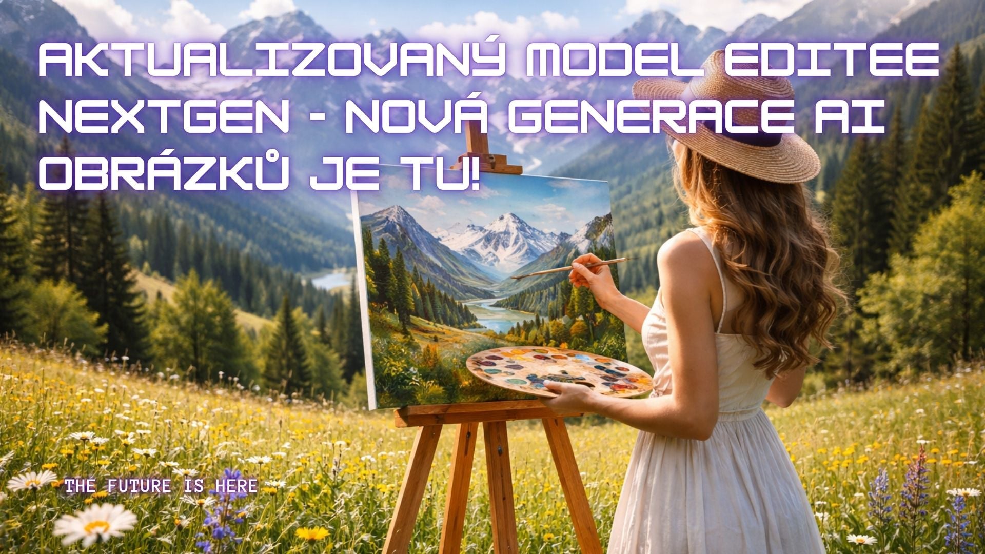 Aktualizovaný model Editee NextGen - nová generace AI obrázků je tu!