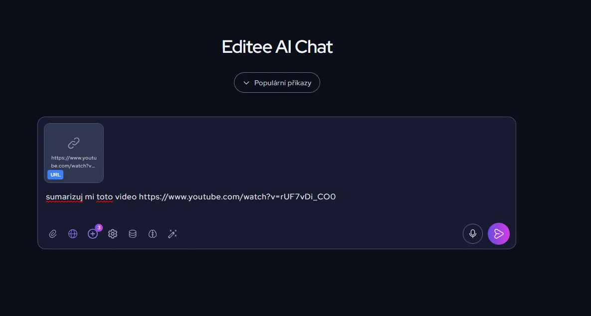 AI chat youtube