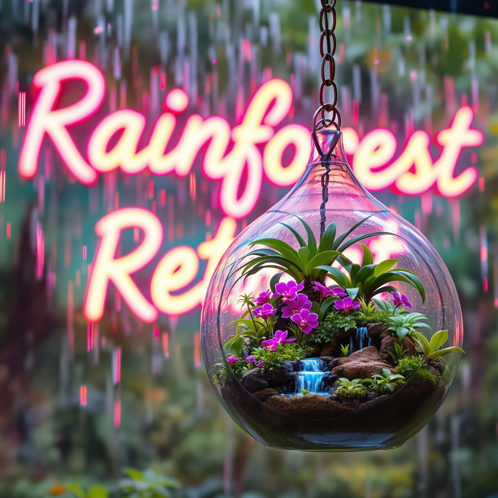 rainforest, obrázek vygenerovaný AI