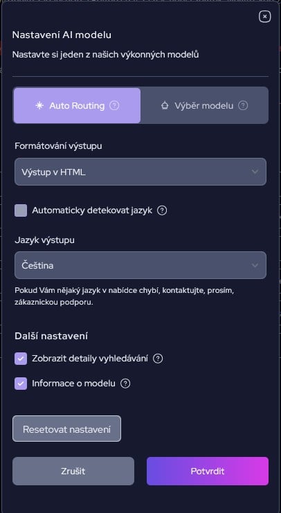 LLM auto routing pro AI modely