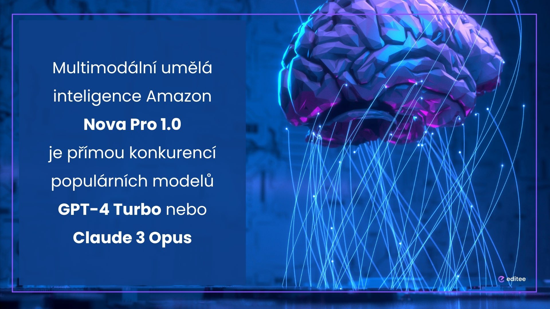 Multimodální umělá inteligence Amazon Nova Pro 1.0 je přímou konkurencí populárních modelů GPT-4 Turbo nebo Claude 3 Opus