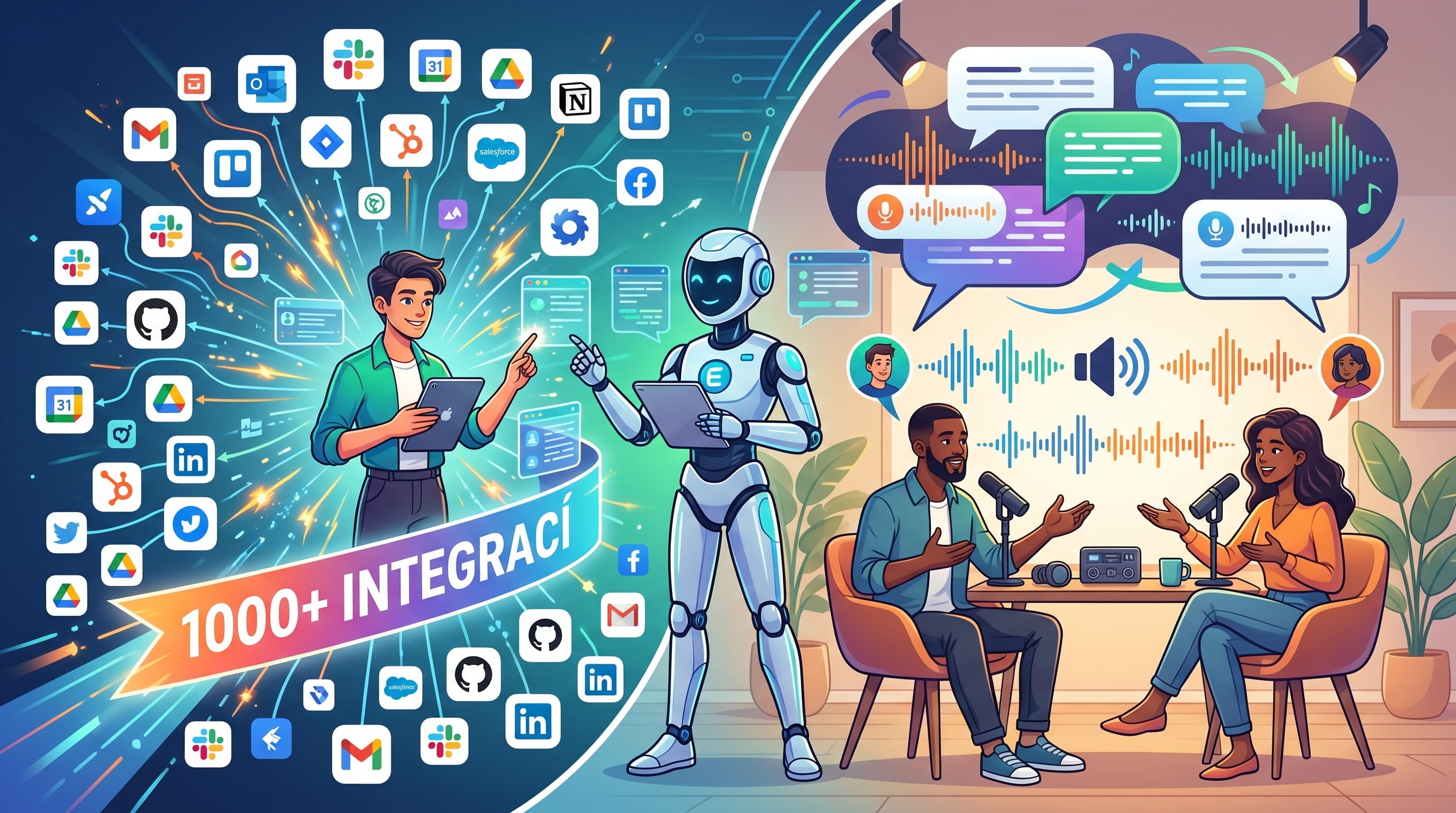 Chat 3.0 zvládá 1 000+ integrací a nové dialogy v Text to Speech