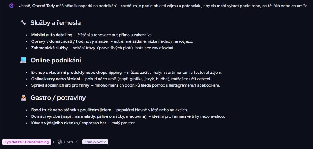 výpis modelů u auto routingu llm